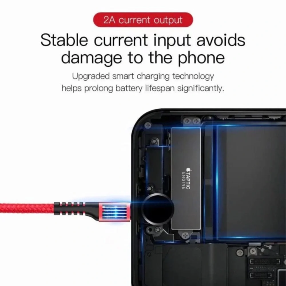 COPY - Retractable iPhone Charger Coiled Cable